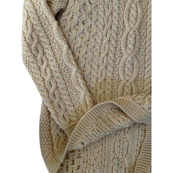 Aran Mõr Vintage Irish Wool Sweater - Picture 4 of 8